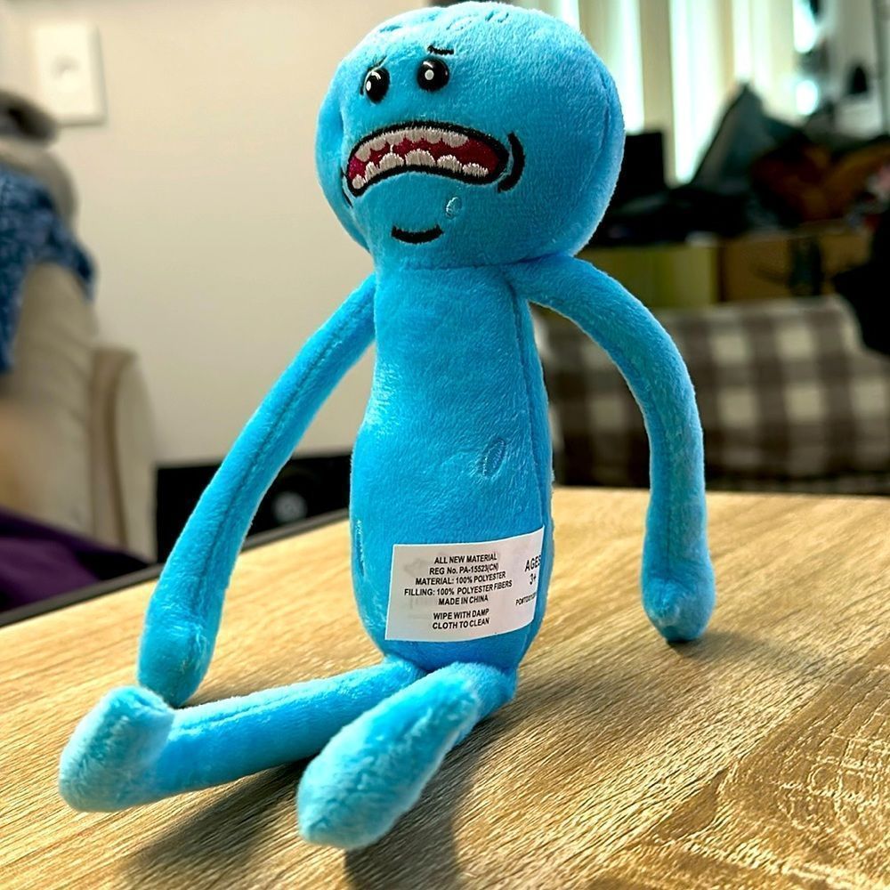 Mr. Meseeks - Plush Toy Figure 10x4” Rick & Morty